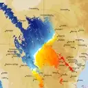 Live Yeoval Weather Radar - 128km - Doppler Wind