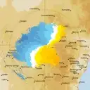 Live Yeoval Weather Radar - 128km - Doppler Wind