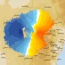 Live Yeoval Weather Radar - 128km - Doppler Wind