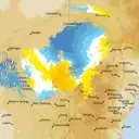 Live Yeoval Weather Radar - 128km - Doppler Wind