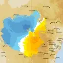 Live Yeoval Weather Radar - 128km - Doppler Wind