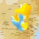 Live Yeoval Weather Radar - 128km - Doppler Wind