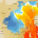 Live Yeoval Weather Radar - 128km - Doppler Wind