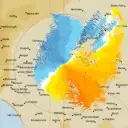 Live Mildura Weather Radar - 128km - Doppler Wind
