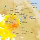 Live Taroom Weather Radar - 128km - Doppler Wind