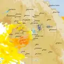 Live Taroom Weather Radar - 128km - Doppler Wind