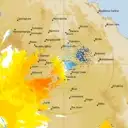 Live Taroom Weather Radar - 128km - Doppler Wind