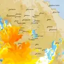 Live Taroom Weather Radar - 128km - Doppler Wind