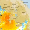 Live Taroom Weather Radar - 128km - Doppler Wind